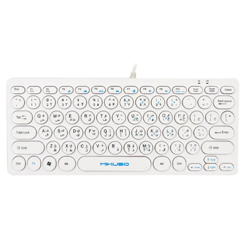 کیبورد سیم دار MIKUSO میکاسو مدل KB-003U